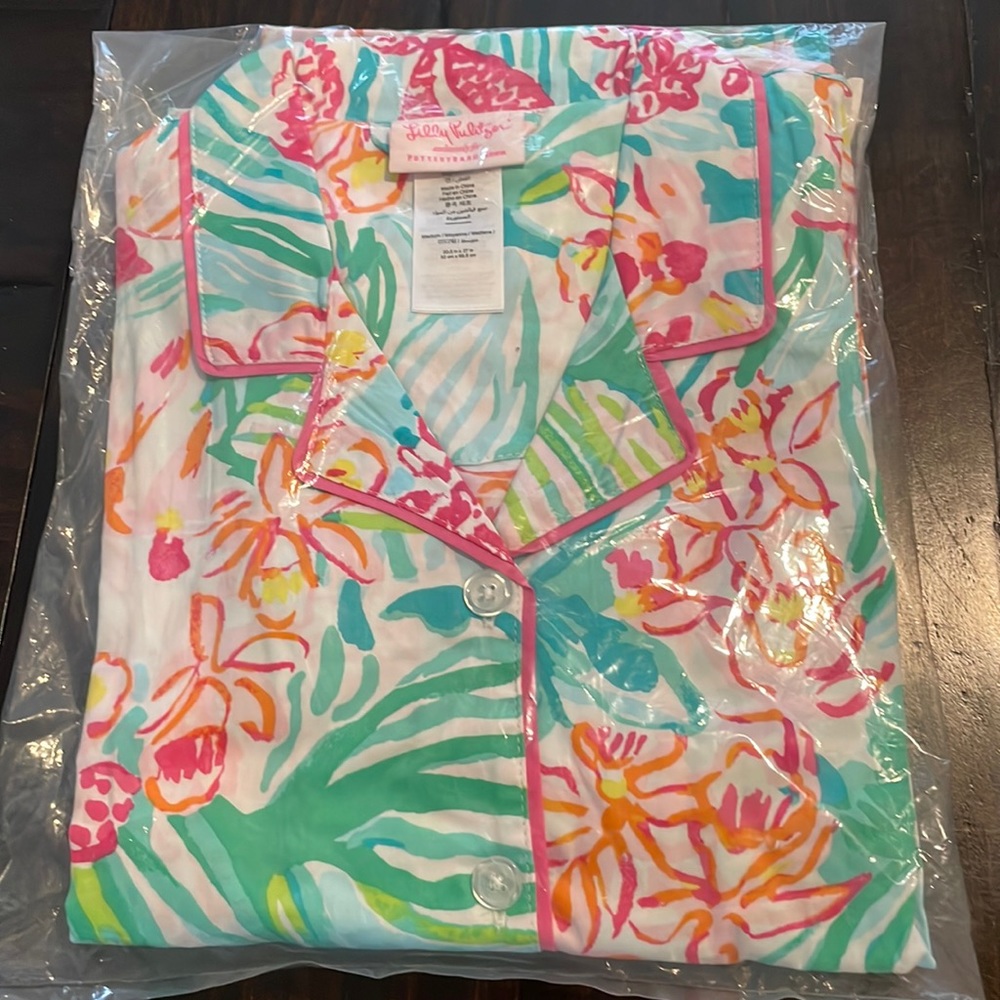 Lilly Pulitzer Pottery Barn Teen Pajamas, NWOT